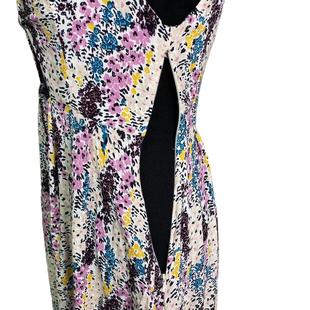 Free People Dress S Small Purple Floral - Picture 5 of 6